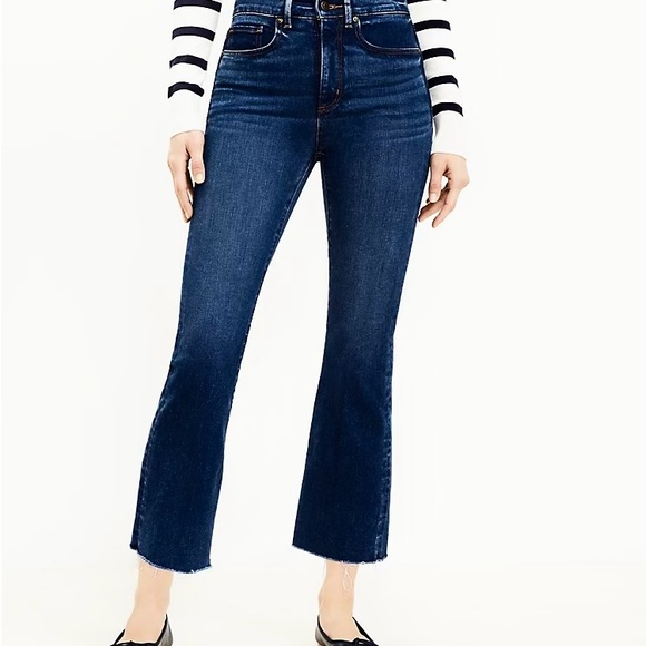 LOFT Denim - LOFT Dark Blue Ankle Jeans